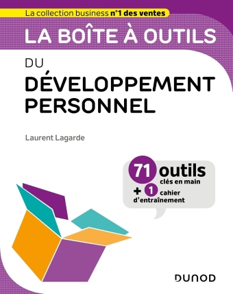 Boîte à outils intitulé 'La boite à outils du développement personnel'